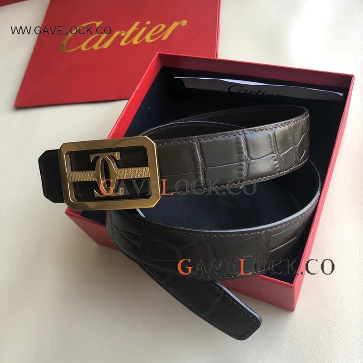 2021 Model Cartier Belt Gold Double C Buckle 35mm